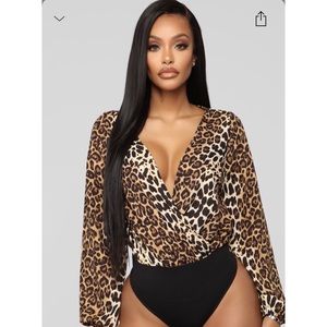 Fashion Nova Leopard Bodysuit